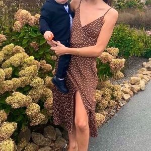 Urban outfitters midi satin dress